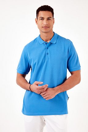 پولوشرت زرشکی مردانه %100 پنبه Buratti - کد 931396616
