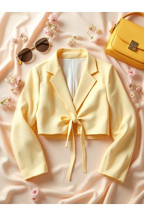 کت زرد زنانه Relaxed YONEZ MODA - کد 934286912