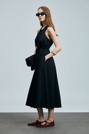 لباس مشکی زنانه بافتنی Lufian - کد 934298982