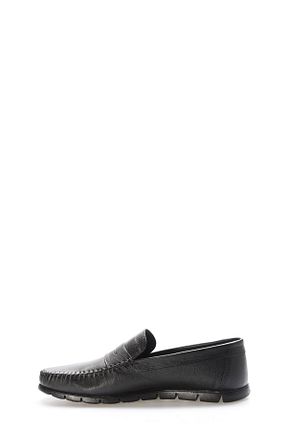 کفش کژوال مشکی مردانه چرم خالص Fast Step - کد 897719824