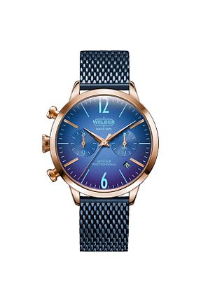 ساعت مچی سرمه ای زنانه استل (فولاد) Welder - کد 2115014