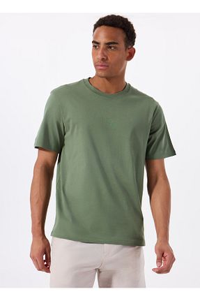 تیشرت سبز مردانه یقه دوچرخه Jack & Jones - کد 934338013