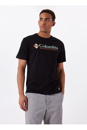 تیشرت مشکی مردانه یقه دوچرخه Columbia - کد 934346606