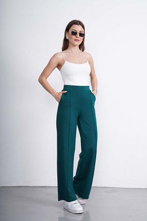 شلوار سبز زنانه پارچه neroverde - کد 933463355
