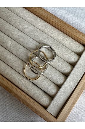 انگشتر جواهر متالیک زنانه زیرکن ringbox - کد 934389771