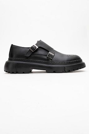 کفش کلاسیک مشکی مردانه چرم خالص maximoda - کد 934400329
