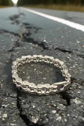 دستبند استیل (فولاد) طوسی زنانه استیل ضد زنگ Shiney Aksesuar - کد 934404810
