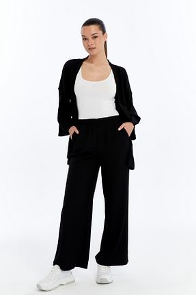 ست بالاتنه و پائین تنه رنگی زنانه بافت Maison La Femme - کد 932651861