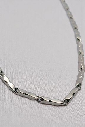 گردنبند استیل ( فولاد ) طوسی مردانه استیل ضد زنگ katilus - کد 934422711