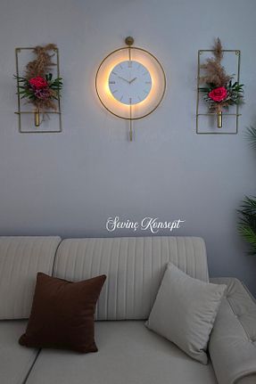 محصول دکوراسیون دیوار زرد فلزی SEVİNÇ KONSEPT - کد 934419454