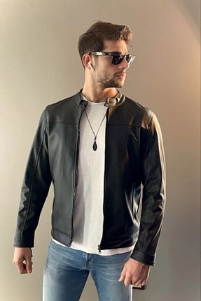 کت مشکی مردانه اسلیم فیت Jaglion - کد 51053262