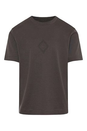 تیشرت بژ مردانه رگولار Emporio Armani - کد 934443248
