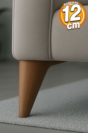 پایه مبل قهوه ای Badem10 - کد 934096007