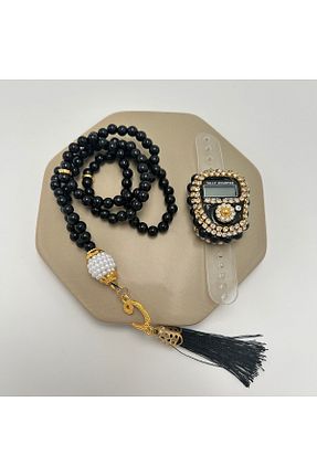 تسبیح مشکی پلاستیک lenagiftworkshop - کد 934470689