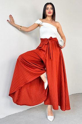 شلوار قهوه ای زنانه بافتنی Cappmoda - کد 934485367