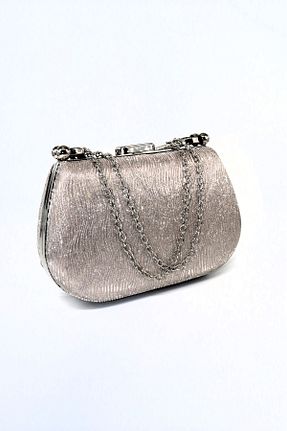 کیف مجلسی زرد زنانه پارچه ای KEEBA - کد 925063009