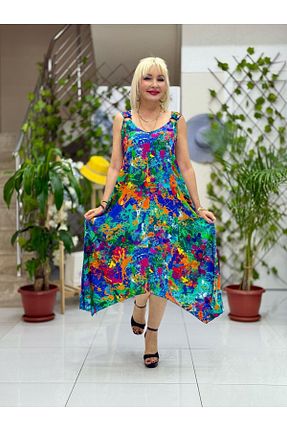 لباس رنگی زنانه بافتنی Punta Otantik - کد 934481042