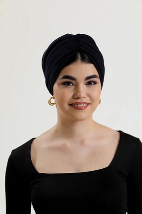 کلاه شنای حجاب سرمه ای زنانه ladrans - کد 849148139
