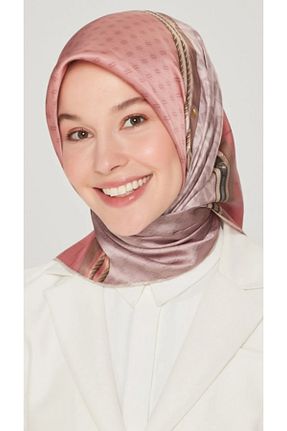 روسری رنگی کرپ ساتن ابریشم Armine - کد 212035858