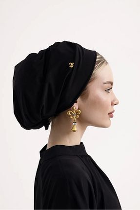 کلاه شنای حجاب مشکی زنانه ladrans - کد 852391241