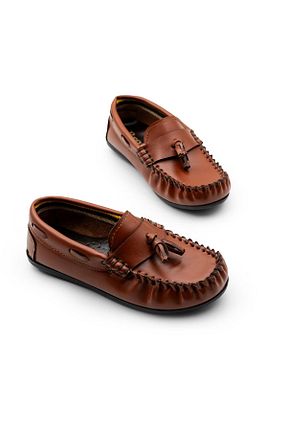 کفش کلاسیک قهوه ای بچه گانه پاشنه کوتاه (1 - 4 سانتی متر) fiko - کد 934488389