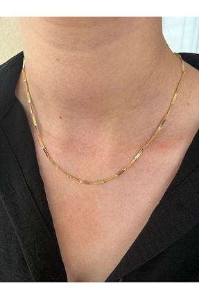 گردنبند استیل ( فولاد ) زرد استیل (فولاد) LUSORA ACCESORY - کد 934528115