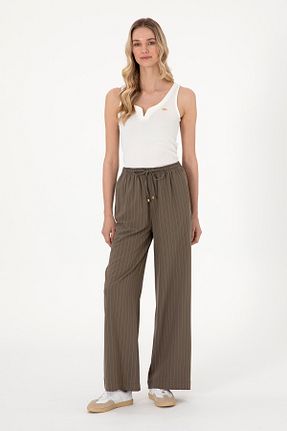 شلوار قهوه ای زنانه بافتنی U.S. Polo Assn. - کد 929189593