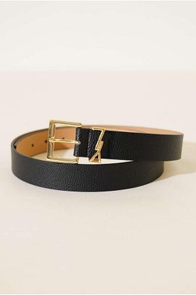 کمربند مشکی زنانه چرم مصنوعی Desre Moda - کد 934481900