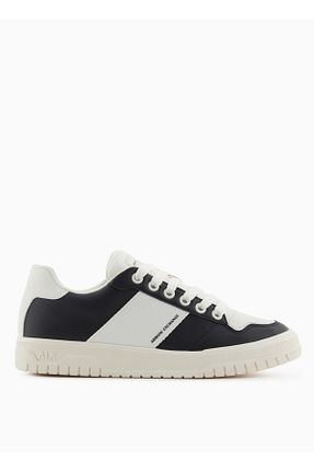 کفش اسنیکر مشکی مردانه بند دار Armani Exchange - کد 935570838