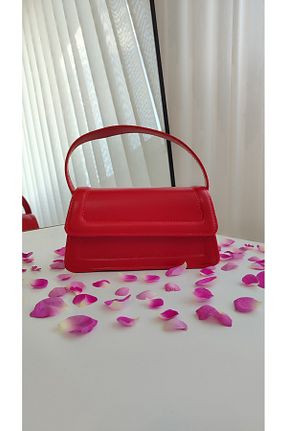 کیف دوشی قرمز زنانه چرم مصنوعی ravensbag - کد 934545907
