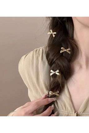 گیره سر زرد زنانه سنگ کریستال MUJGANERDOGANDESIGN - کد 934588059
