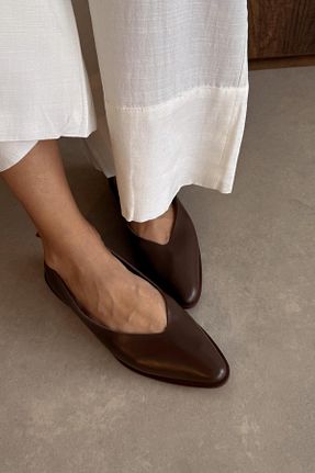 بابت رنگی زنانه چرم خالص nope21shoess - کد 820503677