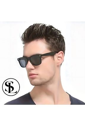 عینک آفتابی مشکی مردانه 50 Straight Light - کد 929375705