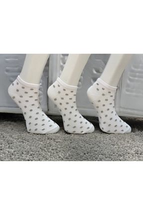 جوراب سفید زنانه پنبه ای LAV SOCKS - کد 934683635