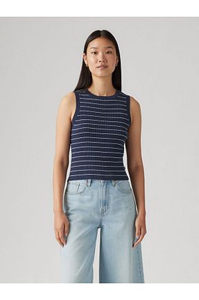 تیشرت آبی زنانه رگولار Levi