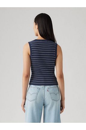 تیشرت آبی زنانه رگولار Levi