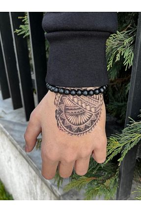دستبند جواهر مشکی زنانه DCK - کد 934706036
