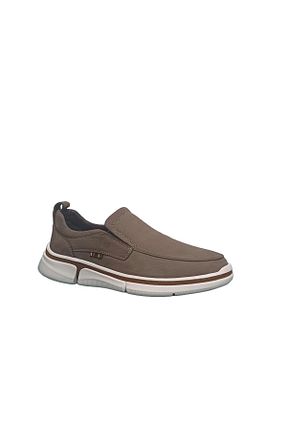 کفش کژوال بژ مردانه چرم خالص Voyager - کد 934619343