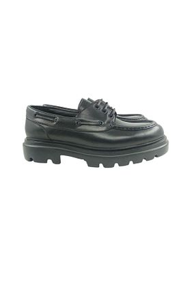 کفش لوفر مشکی مردانه چرم خالص Oneka Shoes - کد 864963145
