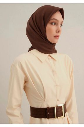 روسری بنفش پنبه ای Armine - کد 934736844