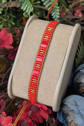 دستبند جواهر رنگی زنانه سنگ طبیعی cheetah quality - کد 934736301