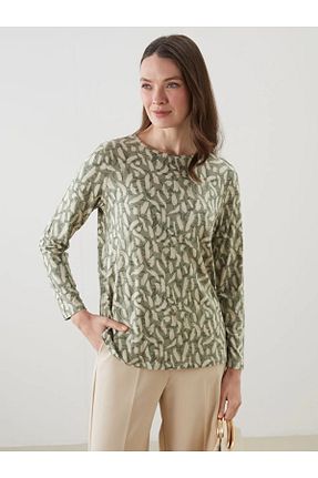 تیشرت سبز زنانه Relaxed LC Waikiki - کد 935824864