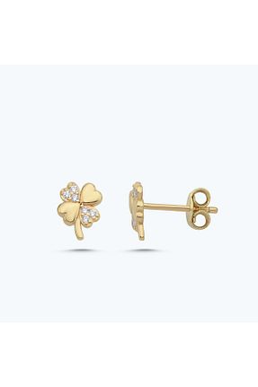 گوشواره طلا زرد زنانه 8 عیار Altınbaş - کد 841092478