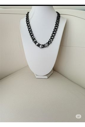 گردنبند جواهر طوسی زنانه فلزی Mimi Aksesuar - کد 934750711