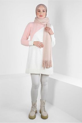 تونیک حجاب صورتی زنانه پلی استر Alvina - کد 791025135