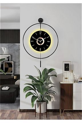 ساعت دیواری مشکی 60 * 80 MetaQuartz Aksesuar - کد 761170420