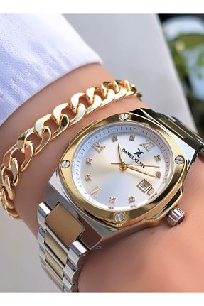 ساعت مچی طلائی زنانه 31-35 میلی متر Daniel Klein - کد 330492766