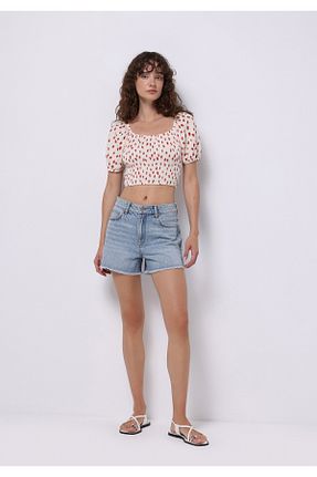 شلوارک و برمودا آبی زنانه مام فیت Colin’s - کد 935875903