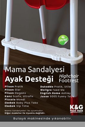  K&G foot rest - کد 927782359