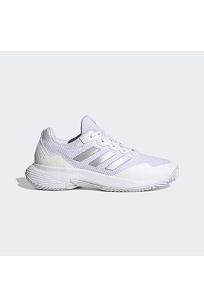 کفش تنیس سفید زنانه چرم مصنوعی adidas - کد 750187963